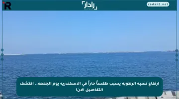 ارتفاع نسبة الرطوبة يسبب طقساً حاراً في الإسكندرية يوم الجمعة.. اكتشف التفاصيل الآن!